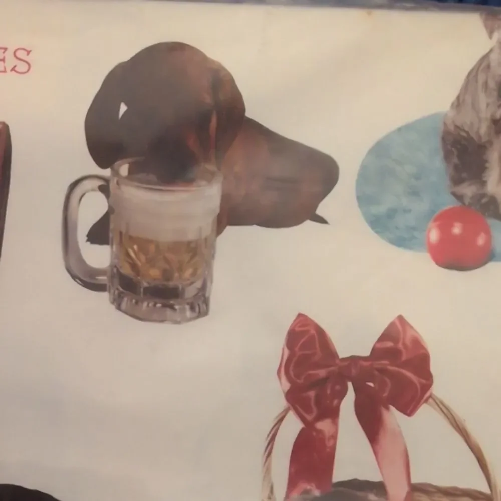 Hallmark vintage Father's‎ Day dog gift wrapping paper NIP